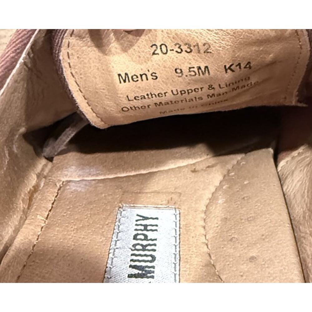 Johnston & Murphy Conrad Men’s 9.5M Oxford Burnished Leather Dress Shoe 20-3312 - Picture 5 of 6